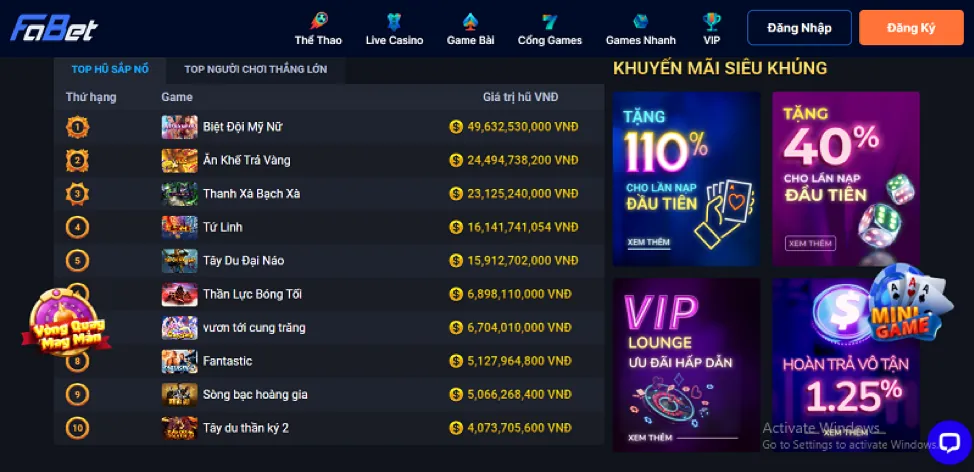 Slot 3D tại okkinh casino